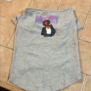 Gray Graphic Dog T-Shirt